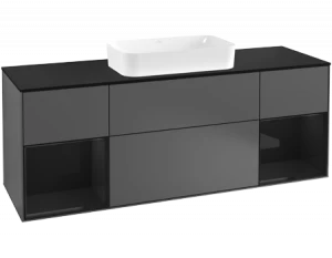 Villeroy&Boch Тумба под раковину Прямоугольная версия F332PHGK Finion Anthracite Matt Lacquer