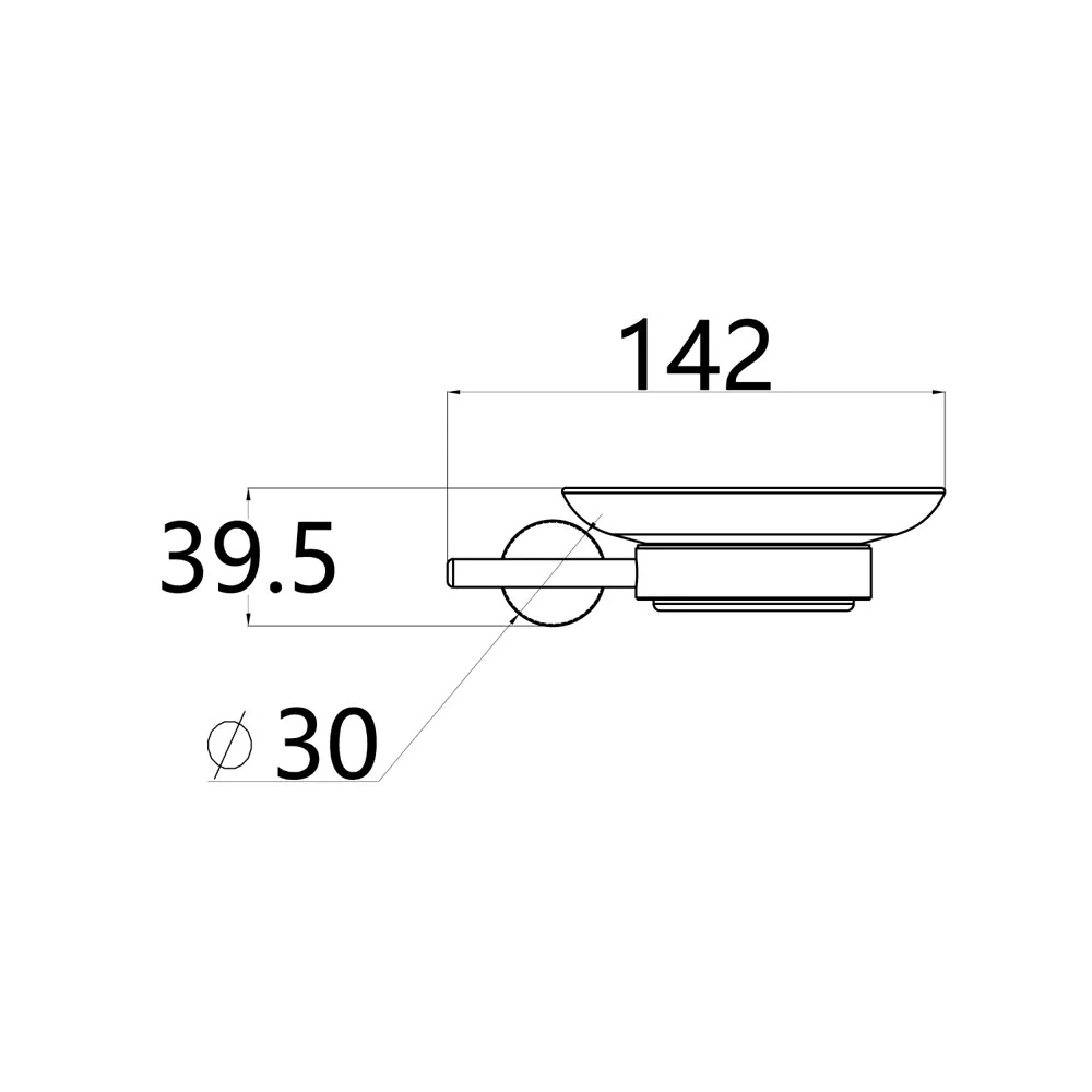 89379392 Мыльница Iddis Art LMARTSG0Zi42 подвесная стальная цвет золото STLM-1569856 - Вид №4