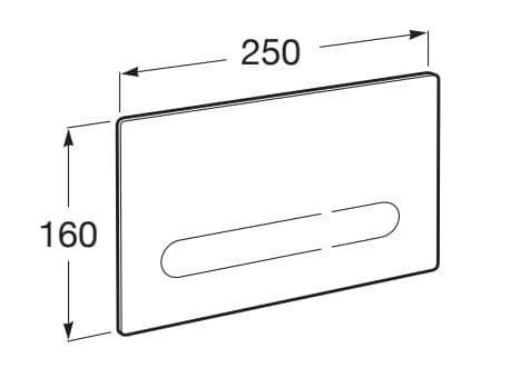 Электронная стеклянная панель управления туалетом Roca In-Wall Systems ARCH-00130690 - Вид №6