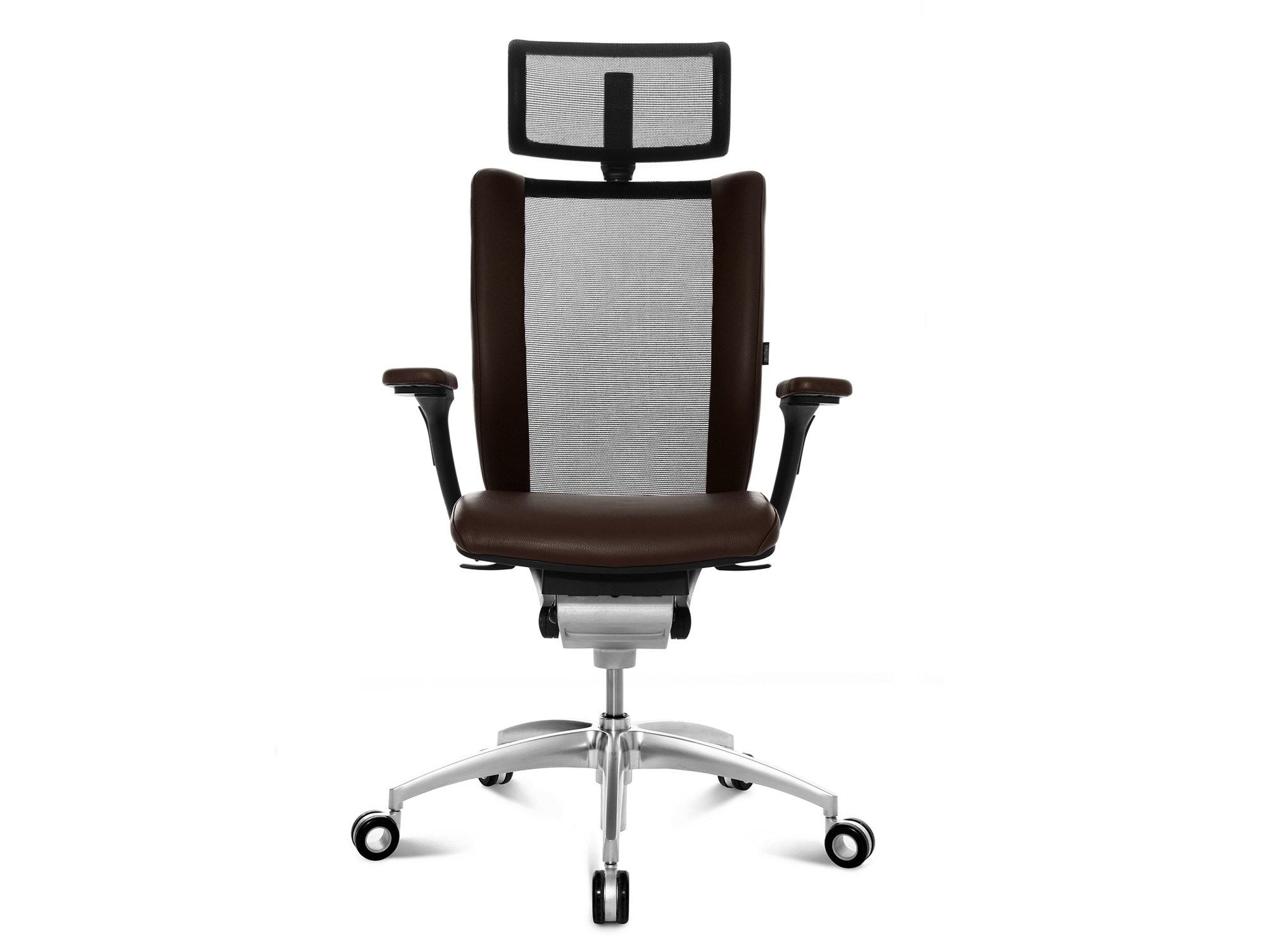 5-спицевое кожаное регулируемое по высоте офисное кресло Wagner ARCH-00085281 - Вид №8