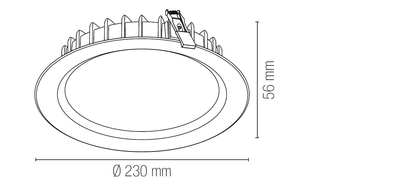 Алюминиевый утопленный прожектор с диммером Fan Europe Lighting INTEC ARCH-00037446 - Вид №4