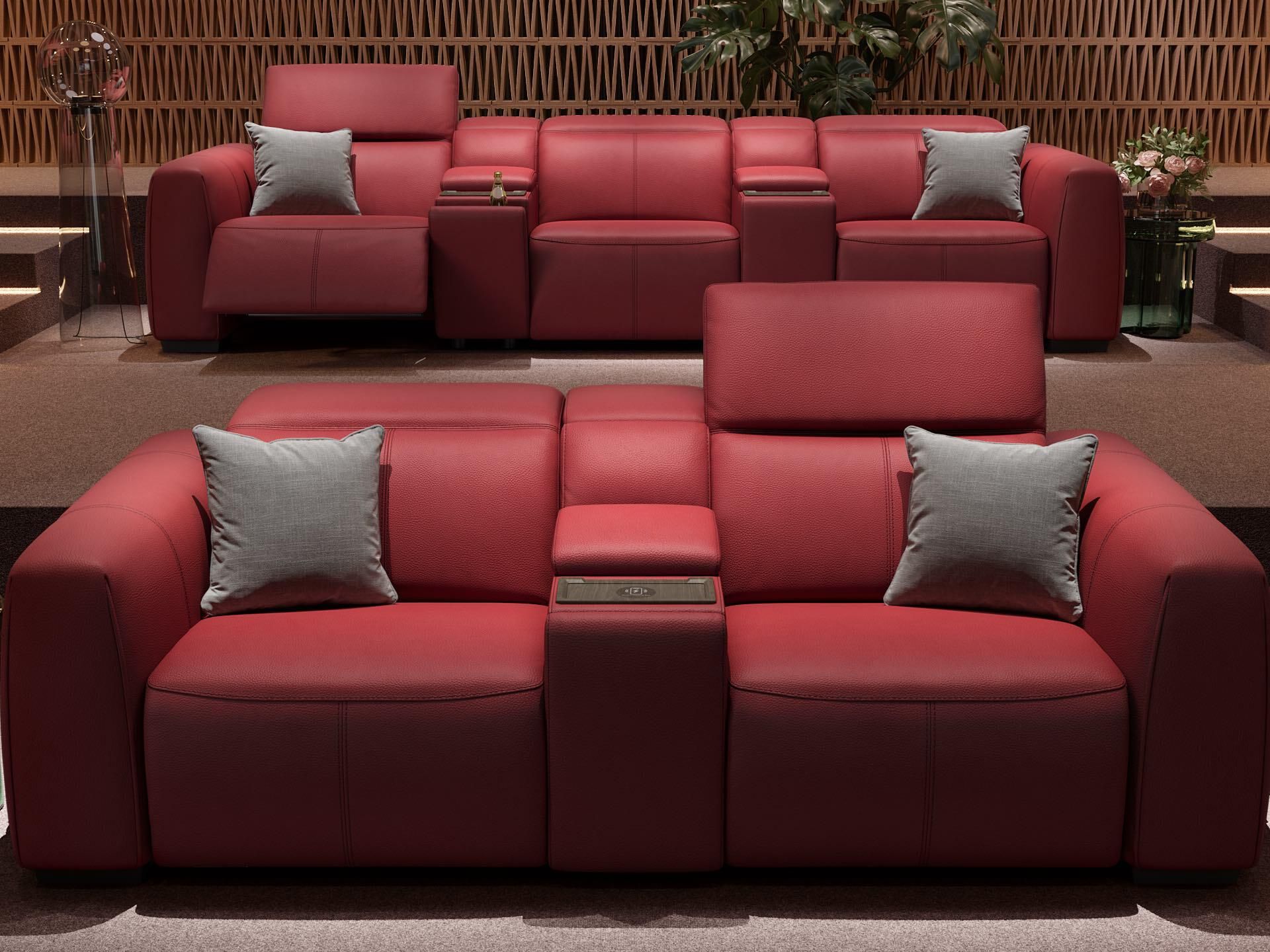 2-местный кожаный диван Sofanella тысячное кино ARCH-00074917 - Вид №5