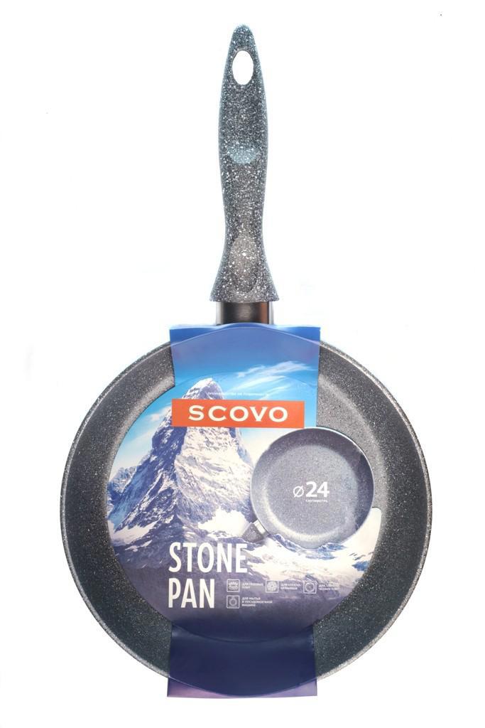 90135555 Сковорода Stone Pan ST-003, 24 см STLM-0114711 SCOVO