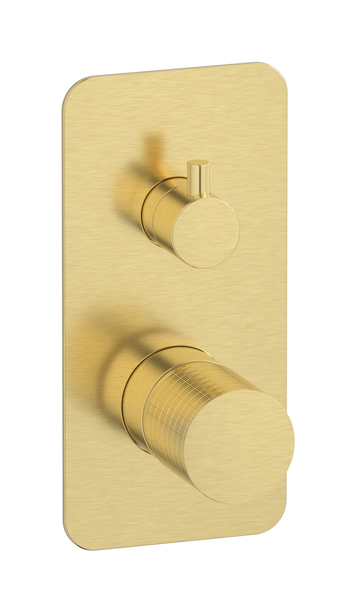 Внешние части встроенного в стену смесителя на 3 потребителя WE ARE IB ga312is Brushed Pale Gold Gatsby