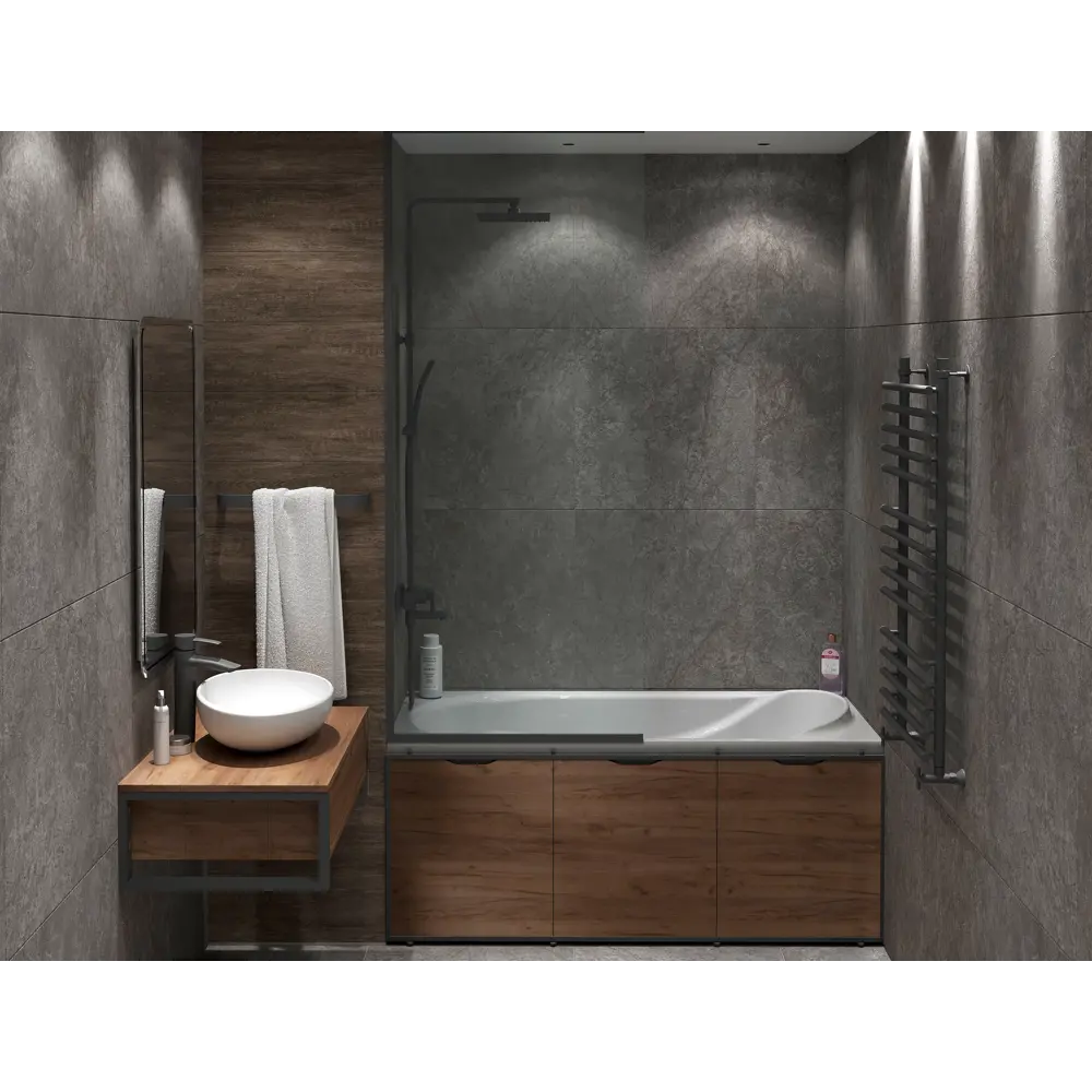 Акриловая ванна Sensea Дадо для компактных пространств 81931495 STLM-0998086 - Вид №10