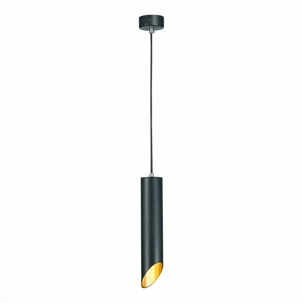 90324469 Светильник подвесной ST LUCE ST152.403.01 ST152 1 лампа 3 м² цвет черный STLM-0184773