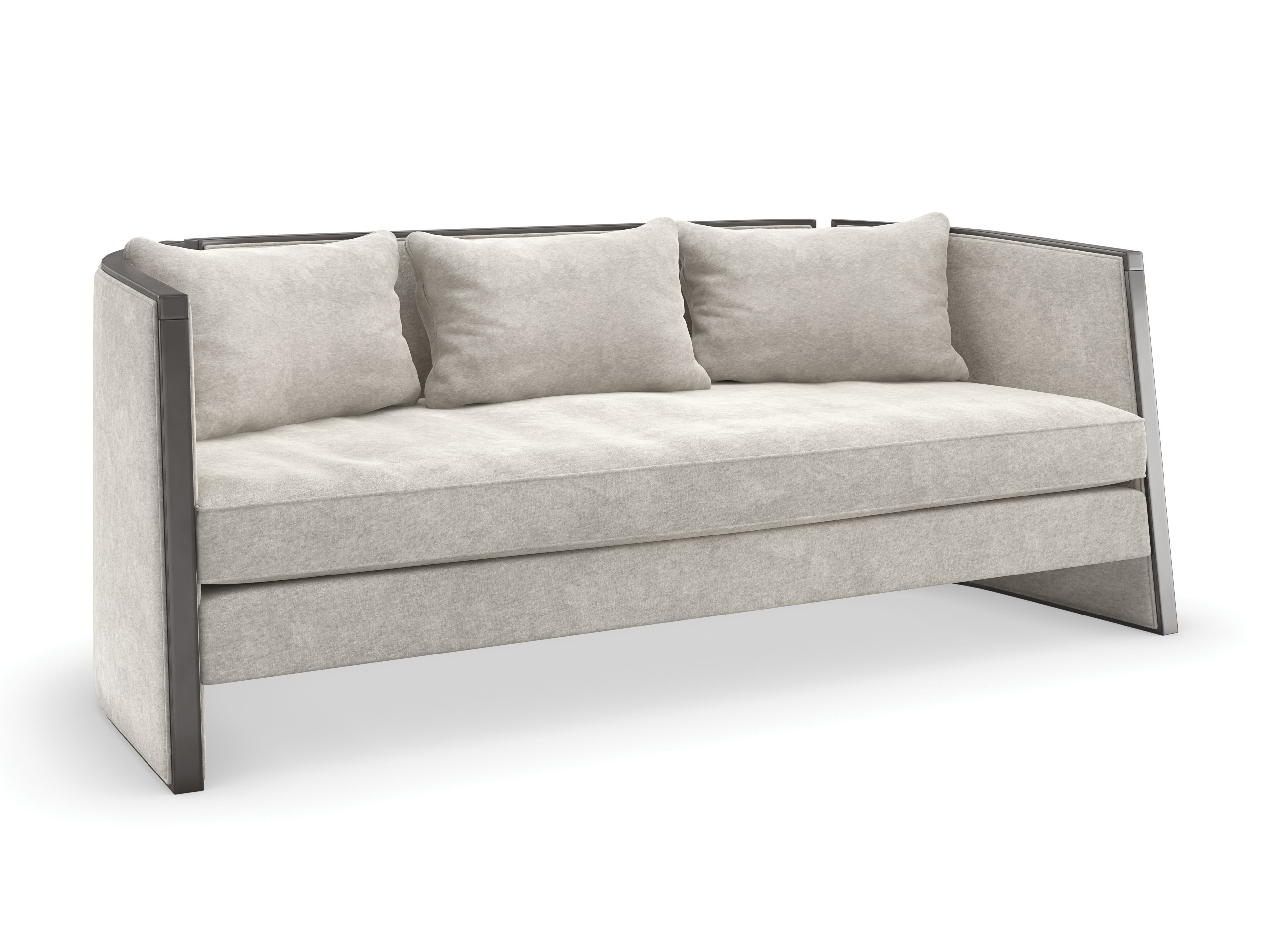 3-местный бархатный диван Caracole Cut Away ARCH-00079393