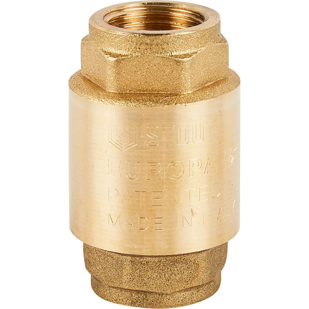 Обратный клапан Stout 1/2" пружинный с металлическим седлом 82275596 STLM-2048796  - Вид №2