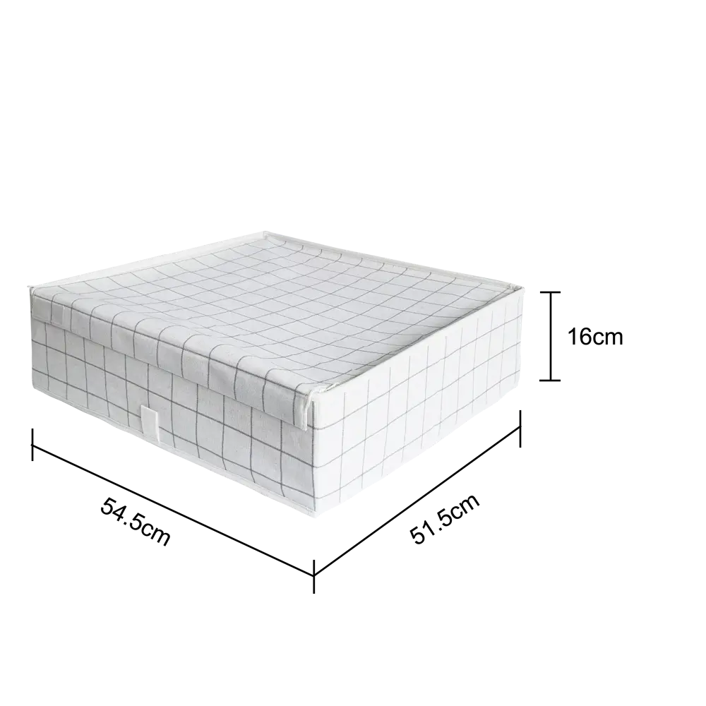 Konsensa - складная коробка для хранения с крышкой 54.5×51.5×16 см 89397841 STLM-1576106