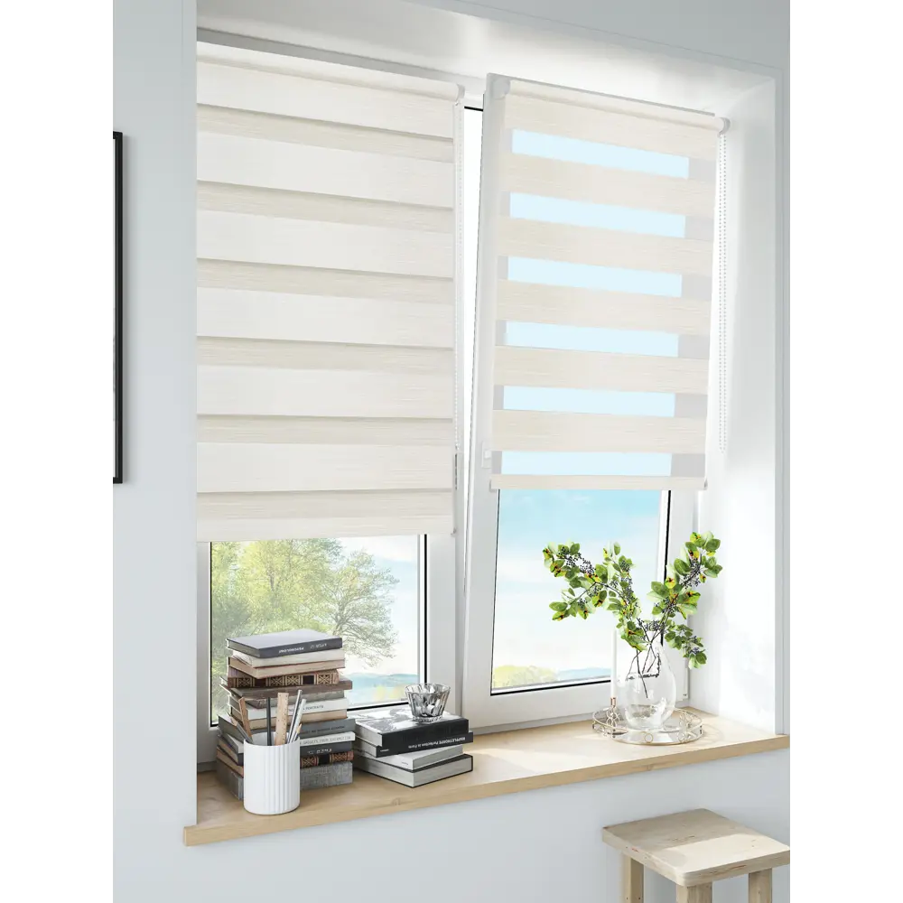 INSPIRE Peter — Рулонная штора день-ночь 60×160 см в цвете экрю 85225677 STLM-0060111 - Вид №10