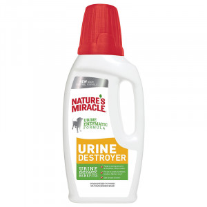 ПР0052211 Уничтожитель пятен, запахов и осадка от мочи NATURES MIRACLE Urine Destroyer для собак 945мл 8 in 1