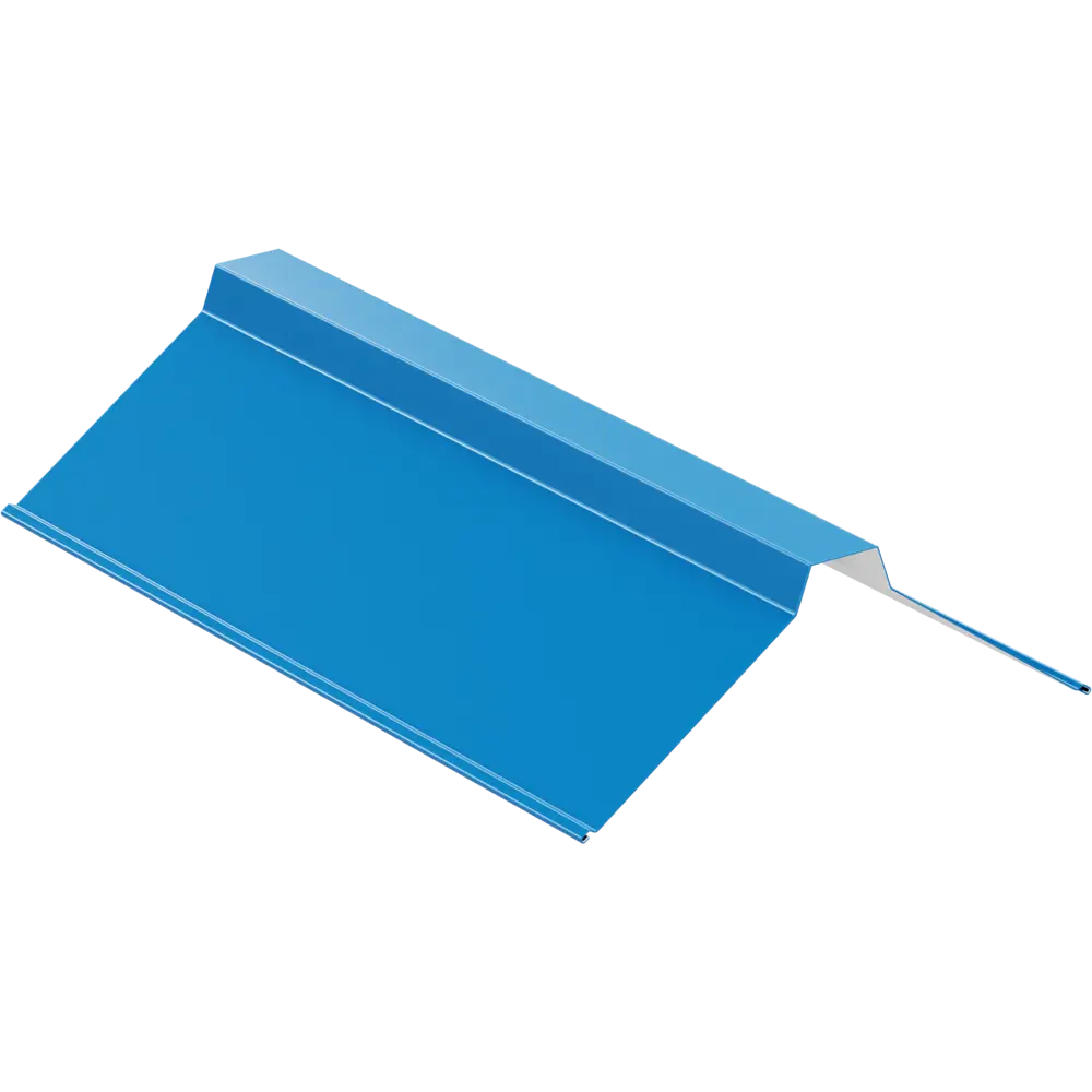 Планка конька плоского 30x115x2000 мм 0.4 мм RAL 5005 синий ВЕГА STLM-2040371