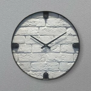 Часы настенные белые Nicole Time NT101 White Brick NICOLE TIME  00-3872898 Белый
