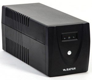 RAPAN-UPS 1000 power supply 220v 1000va / 600w meander with battery 2x7ah interactive Бастион