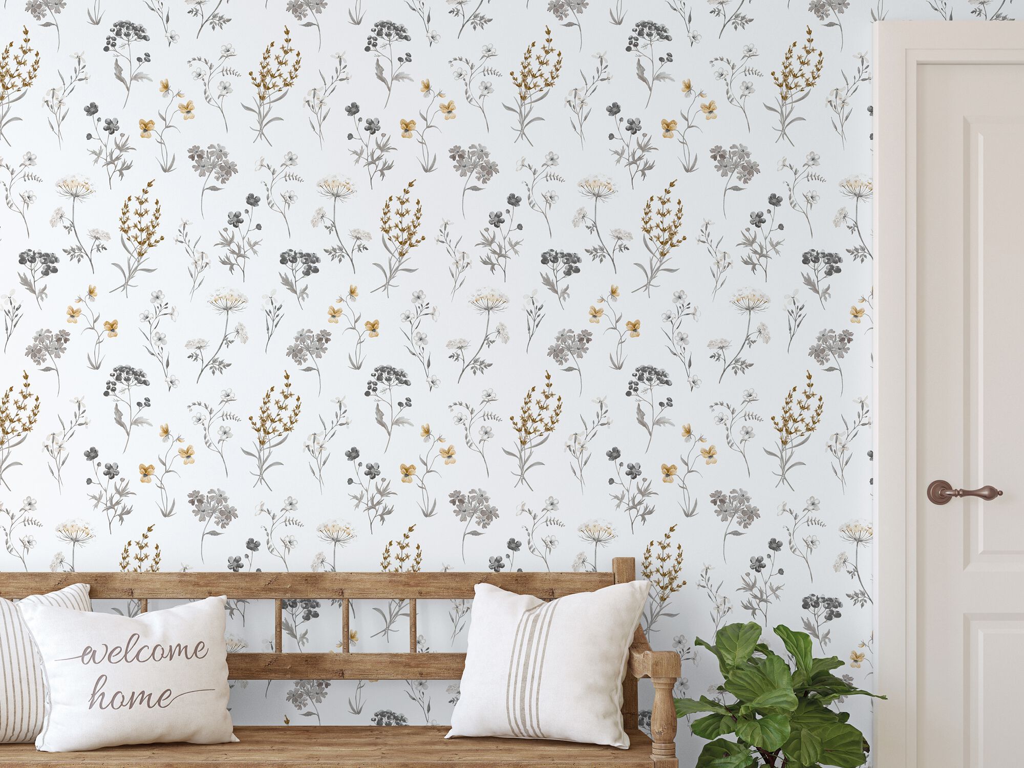 Обои с цветочными мотивами ICH Hana ARCH-00060028