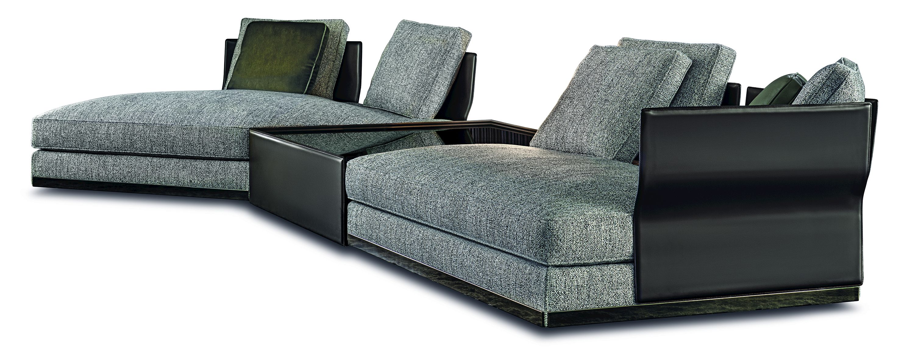 Модульный угловой диван из ткани Minotti ARCH-00085023 - Вид №1