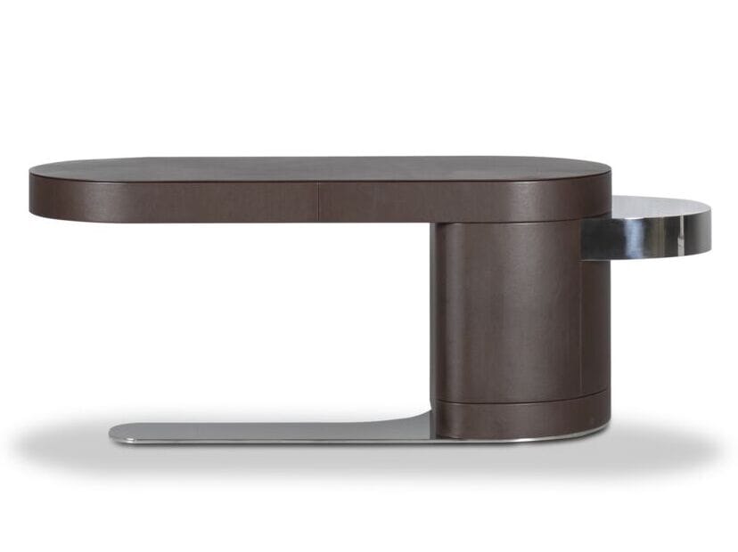 Кожаный письменный стол с ящиками Baxter смесь ARCH-00035486