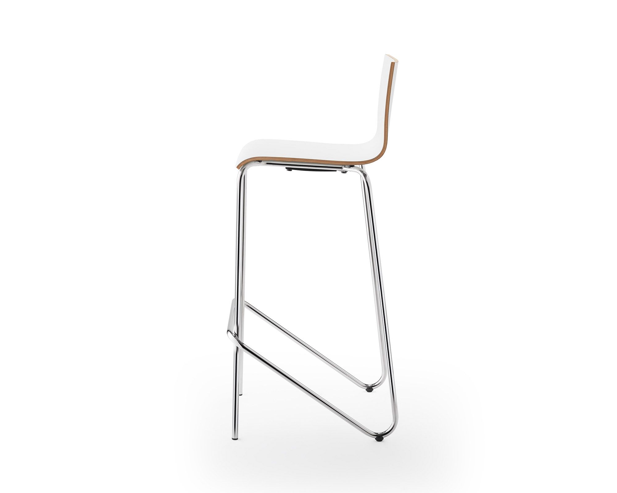 Высокий штабелируемый стул из шпона со спинкой SCHNEEWEISS interior Aticon ARCH-00079616 - Вид №2