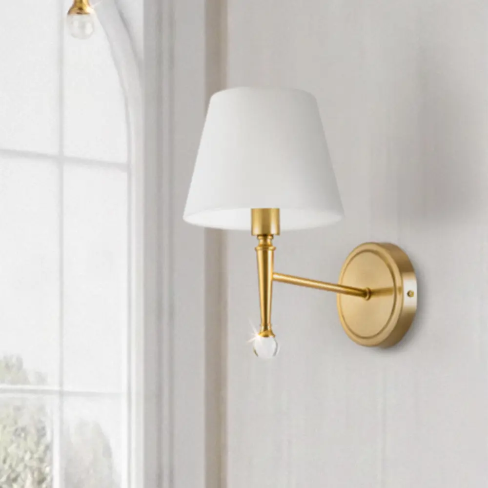 Бра Freya FR5190WL-01BS1 в стиле латунь с белым матовым плафоном 85283322 STLM-0060857 - Вид №8