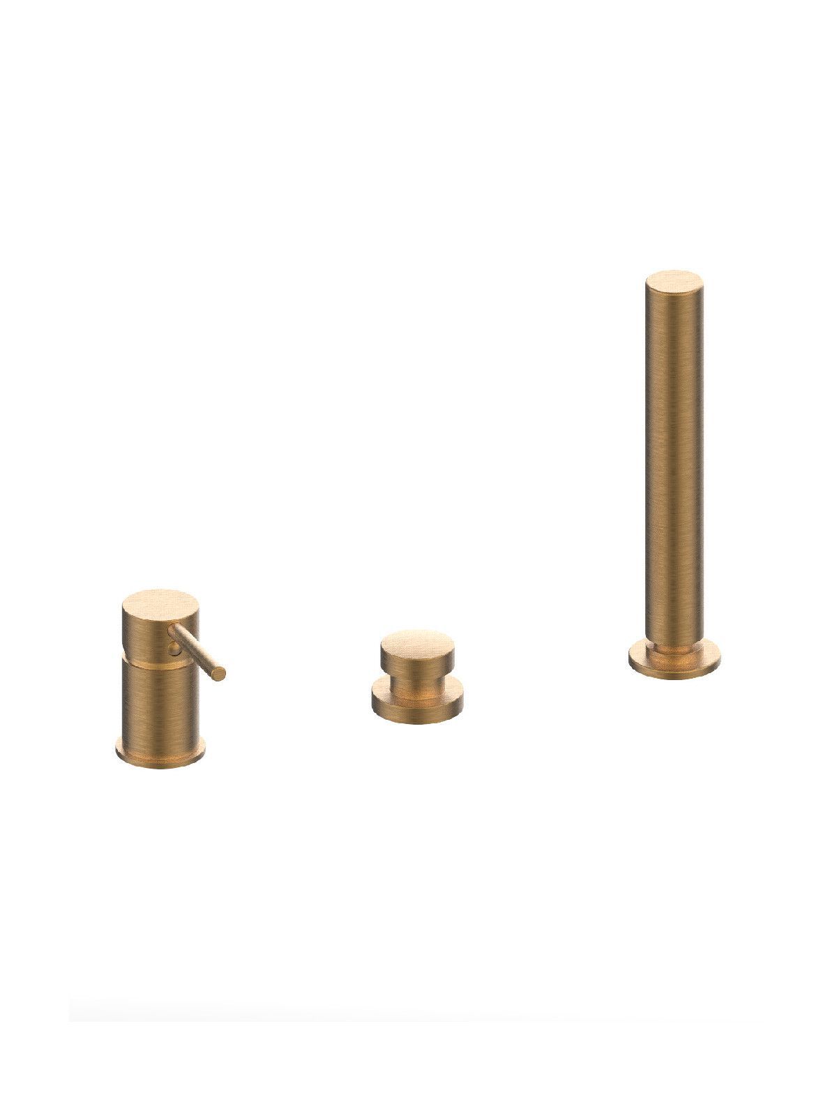 Встраиваемый однорычажный смеситель для ванны с ручным душем Rubinetterie Frattini Pepe XL ARCH-00054876 - Вид №10