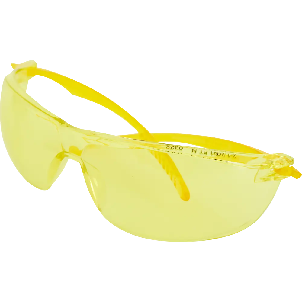 Защитные очки открытые DEXTER желтые с антизапотевающим покрытием 89176956 STLM-0079529