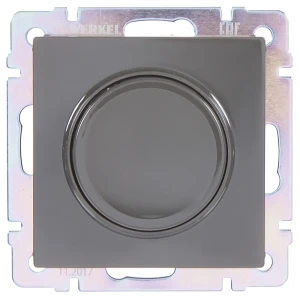 Диммер встраиваемый Werkel WL01-DM600 600 Вт цвет серый/коричневый