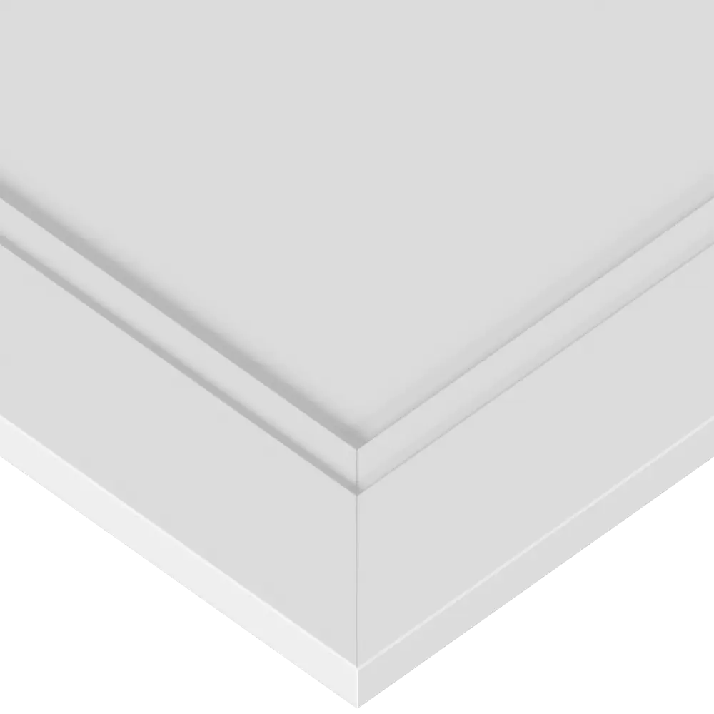 KONSENSA Фасад Котлас белый матовый для кухни в неоклассическом стиле 89387717 STLM-1566516 - Вид №5