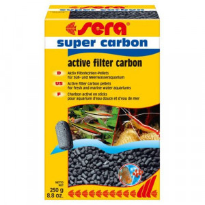 Т0048635 Фильтрующий материал SUPER CARBON активированный уголь 250г SERA