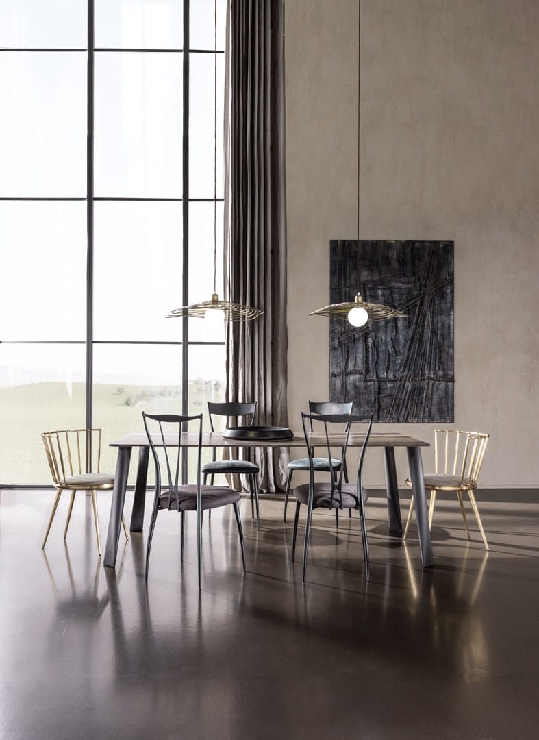 Железный стул с мягким сиденьем Cantori VILMA ARCH-00150315 - Вид №1