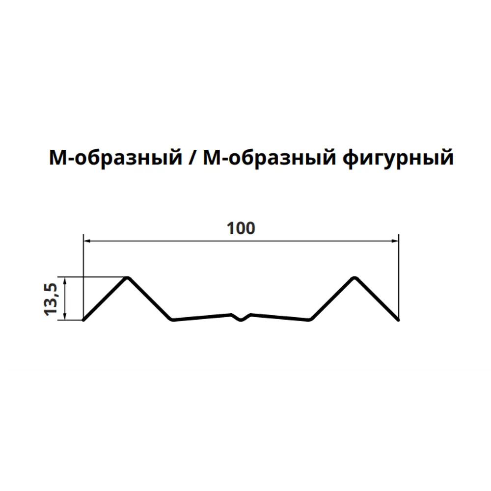 Металлический штакетник Santreyd М-Ф-А с ребрами жесткости, зеленый мох 85395050 STLM-0062582 - Вид №2