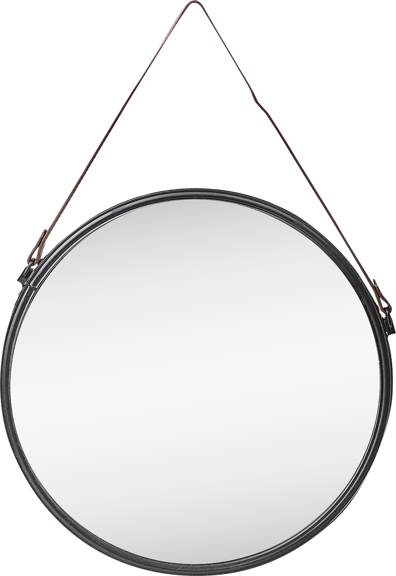 82143166 Зеркало декоративное Barbier круг 41 см цвет чёрный STLM-0020320 INSPIRE