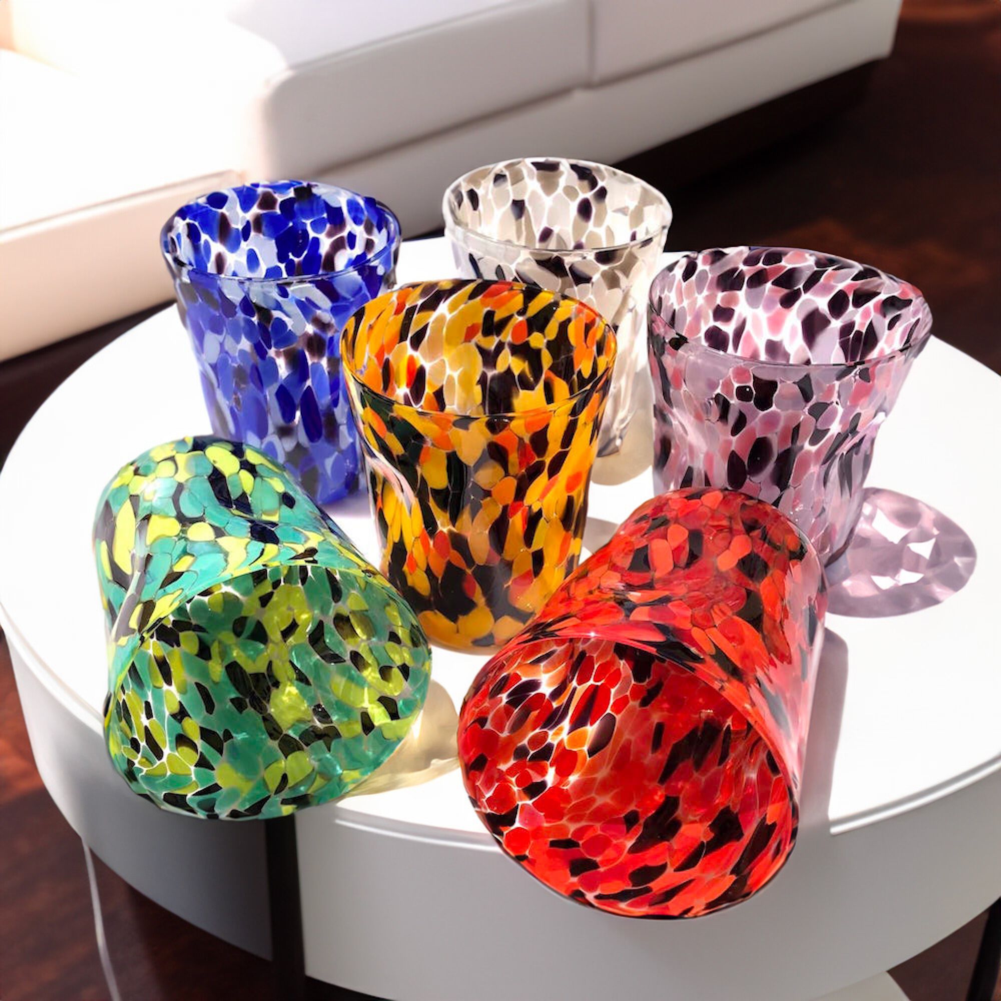 Набор из шести стаканов из муранского стекла ручной работы YourMurano готы ARCH-00146666 - Вид №3