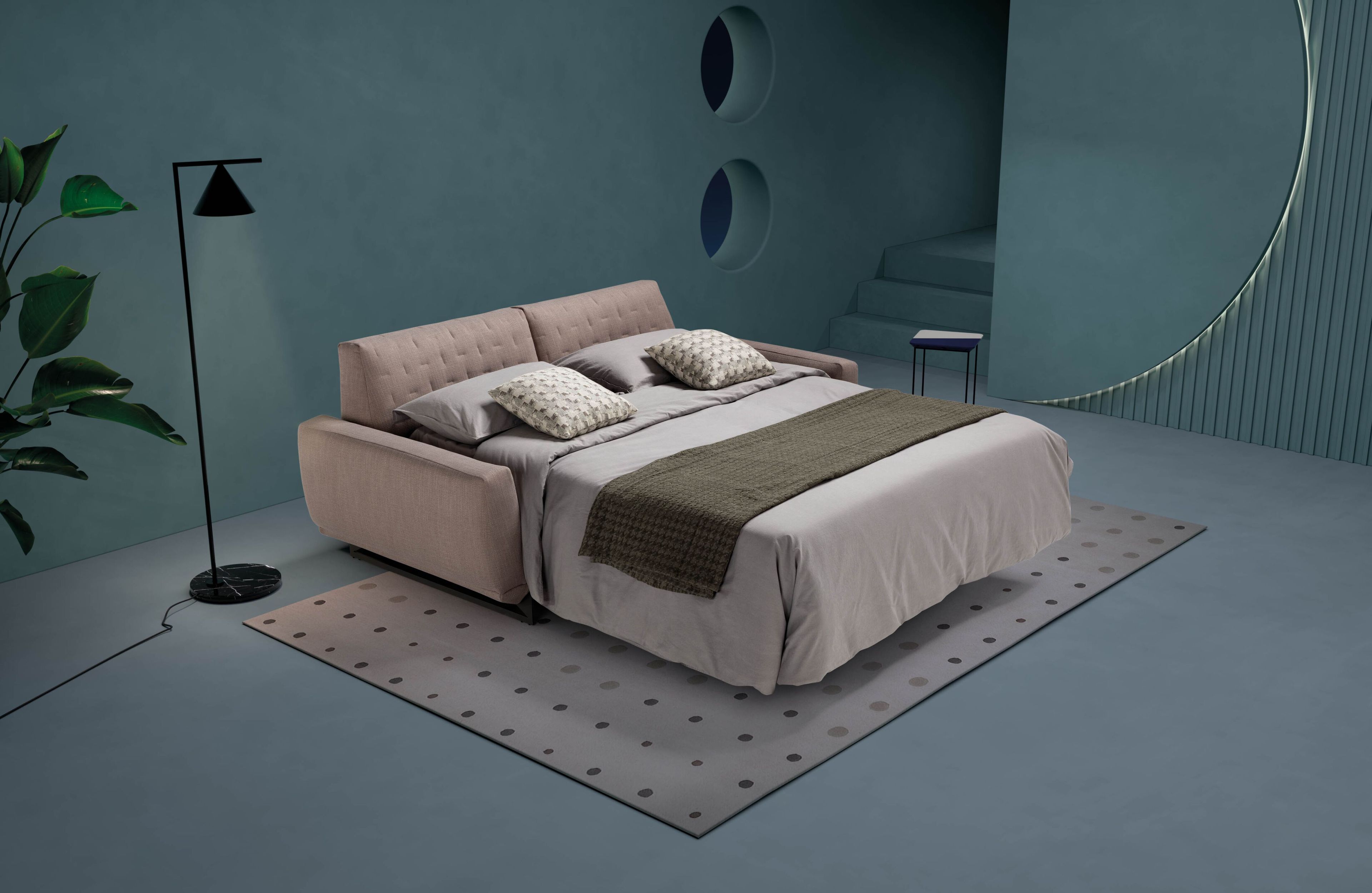 Двуспальный диван-кровать из ткани Dienne Salotti Views ARCH-00137871 - Вид №4