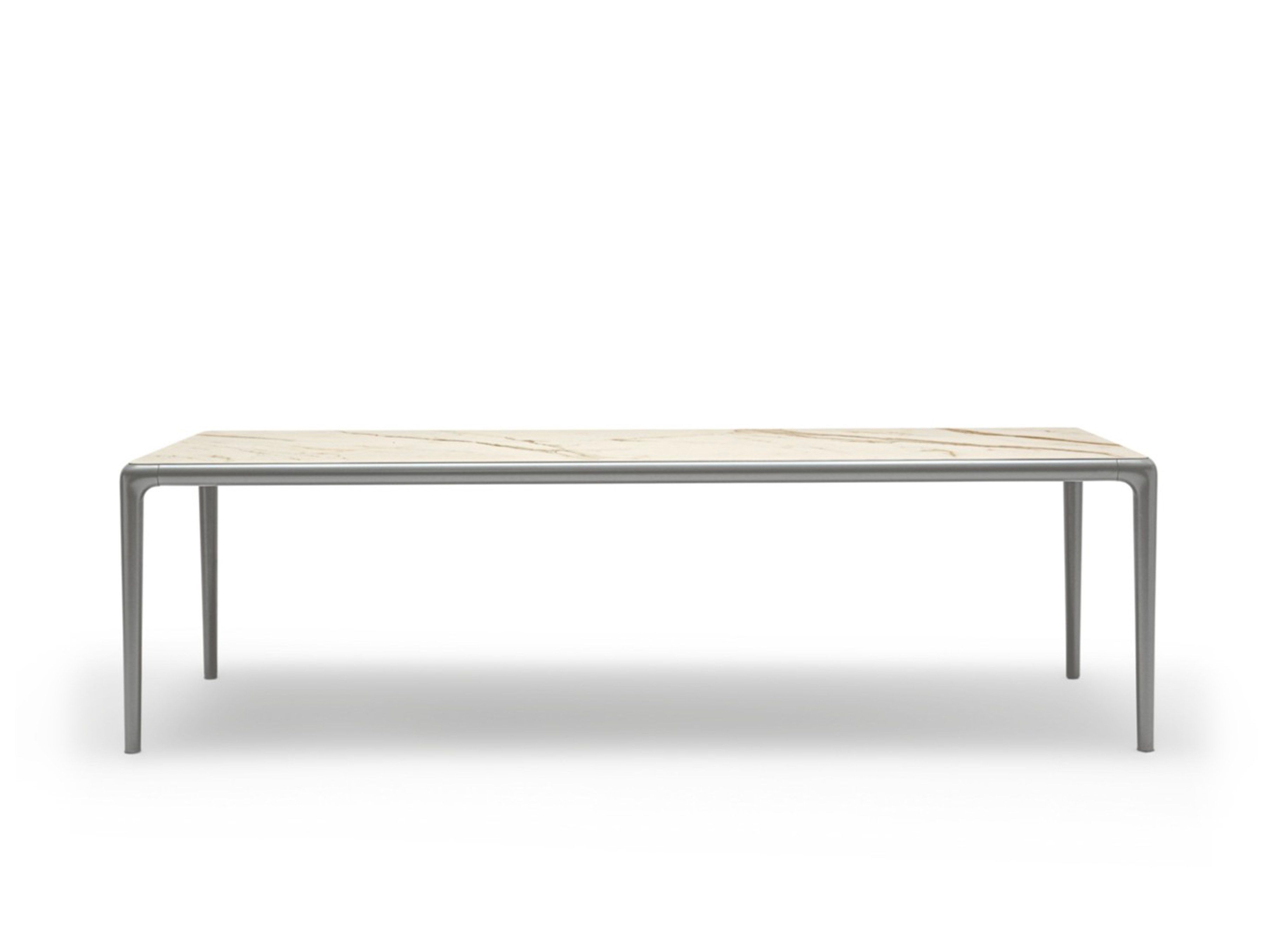 Прямоугольный садовый стол с мраморной столешницей Calacatta Rolf Benz Rolf Benz YOKO ARCH-00072486 - Вид №3