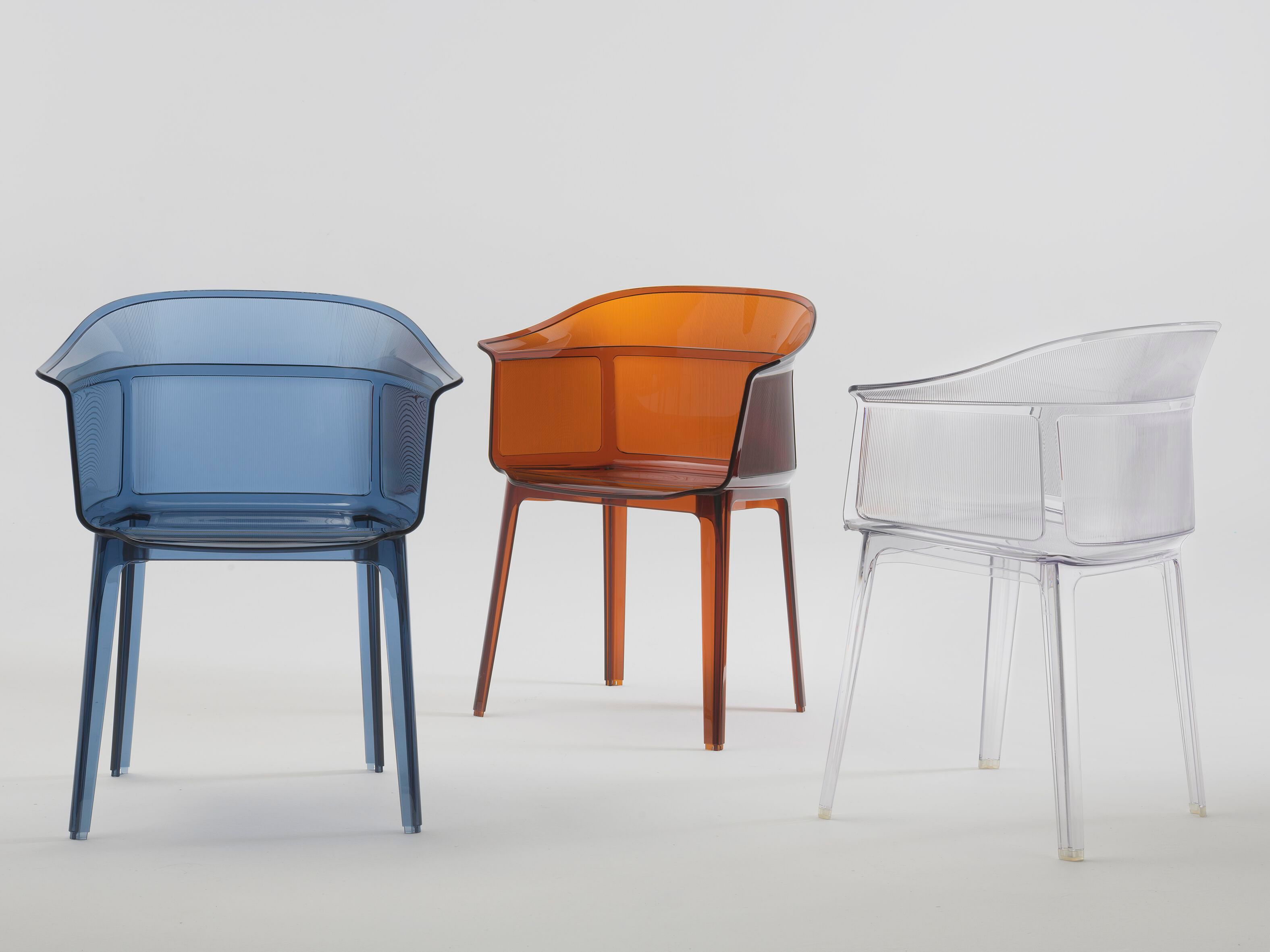 Штабелируемый стул из поликарбоната с подлокотниками Kartell PAPYRUS ARCH-00062058 - Вид №24