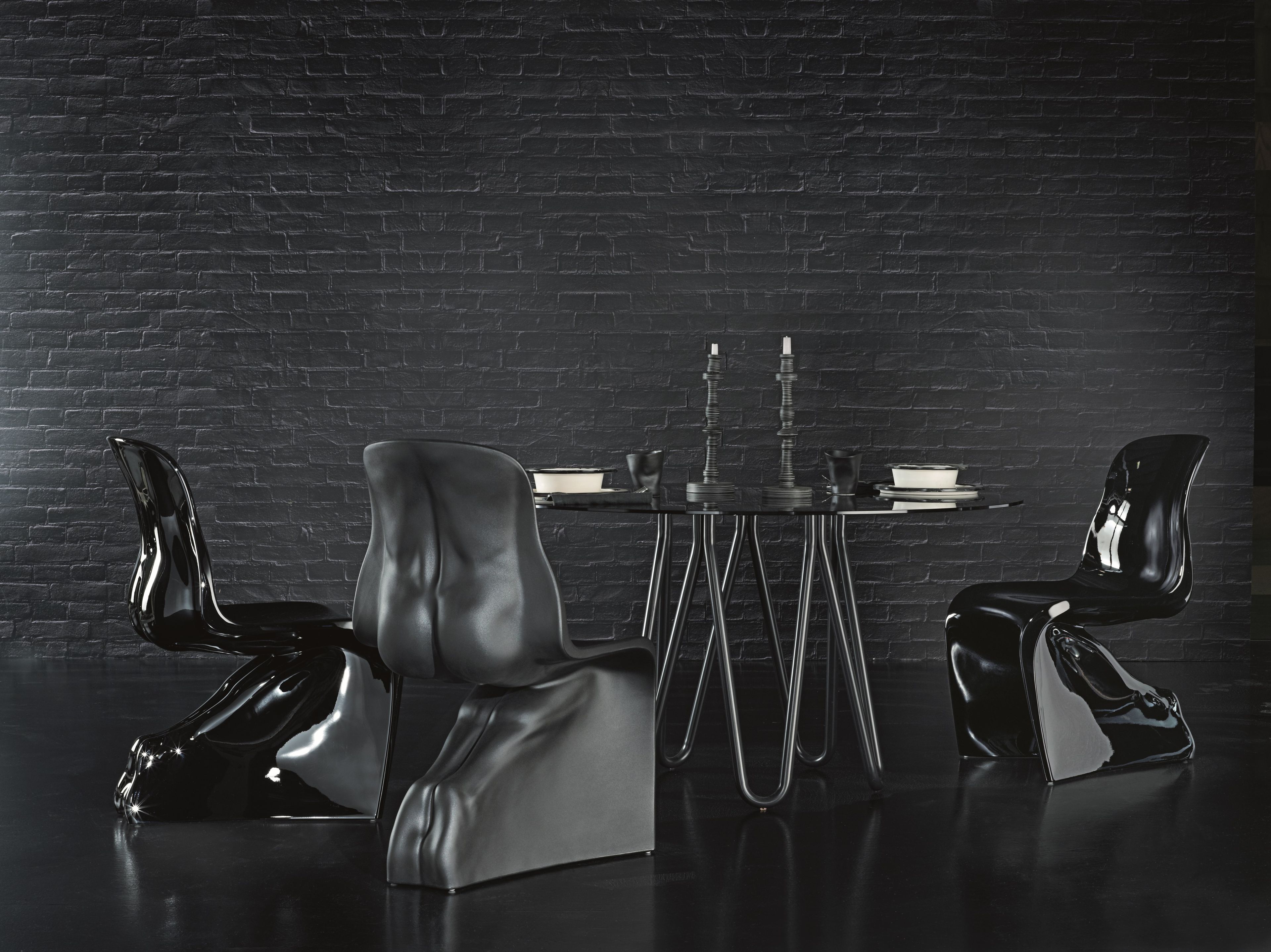 Круглый стол из металла и стекла Casamania & Horm Медузы ARCH-00037889 - Вид №5