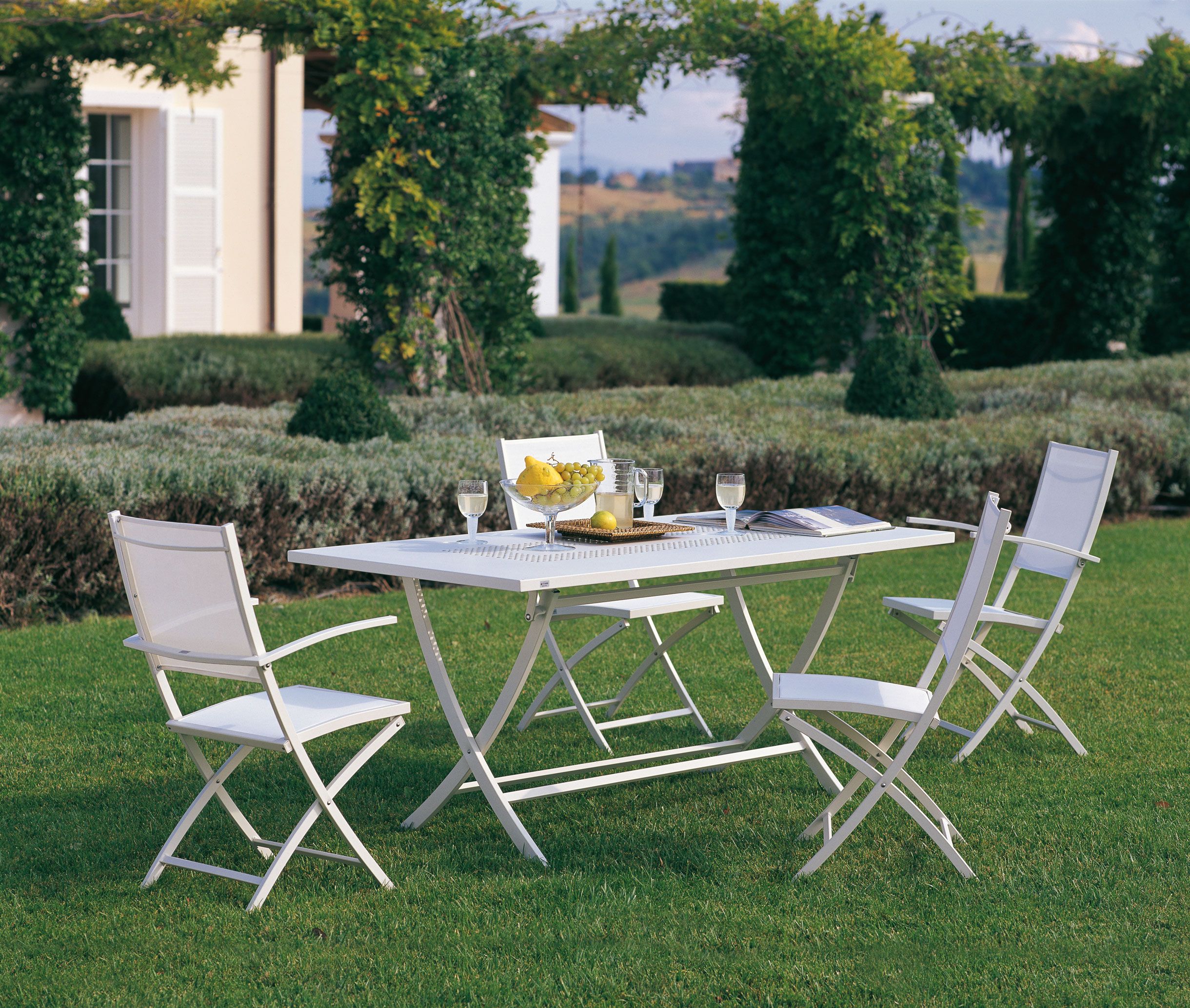 Металлический складной прямоугольный садовый стол Vermobil ARCH-00127368 - Вид №4
