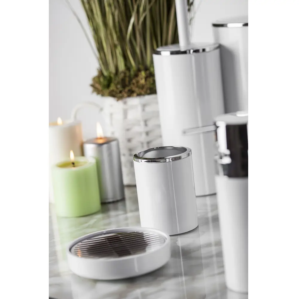 Ёршик для унитаза «Lenox» цвет белый PRIMANOVA STLM-2057625 - Вид №2