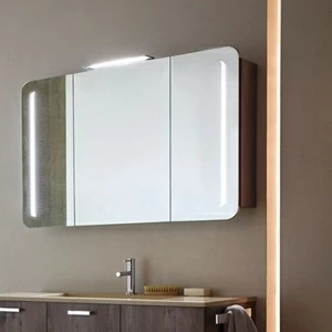 Зеркальный шкафчик со светильником S568 Arbi Eos 2 (Ш 105 см)