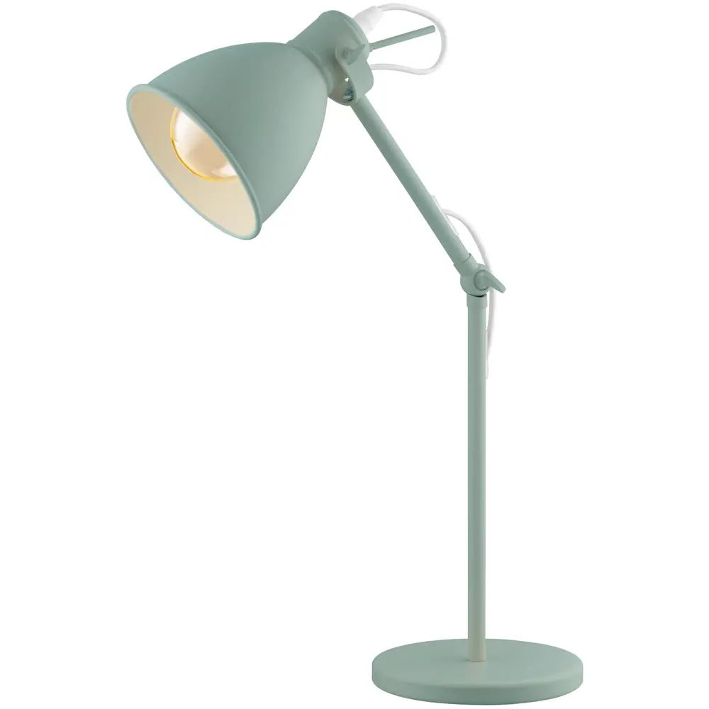 Настольная лампа Eglo «Priddy-P» 1хЕ27х60 Вт цвет светло-зелёный STLM-2163637