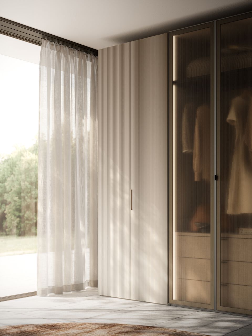 Деревянный секционный шкаф Santalucia Mobili GRECATA BATTENTE ARCH-00093218 - Вид №2