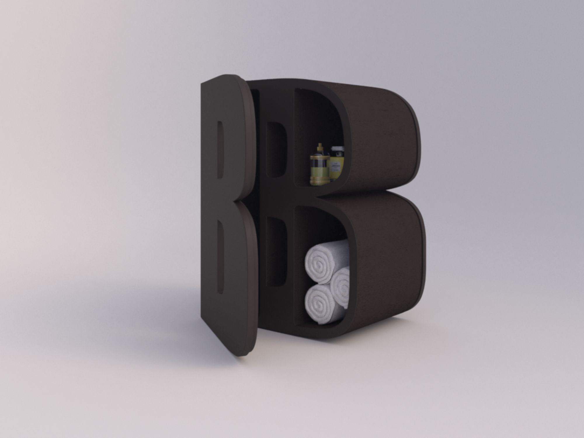 Мебель контейнеры в бетонной конструкции Voltan 555 ARCH-00021949 - Вид №60