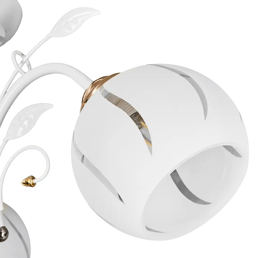 РОССВЕТ Люстра Амплуа - белая потолочная с тремя плафонами 89426690 STLM-1577630 - Вид №5