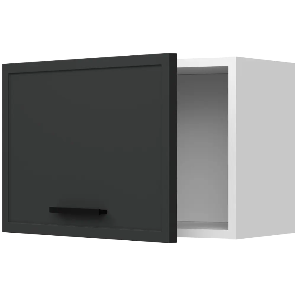 Навесной шкаф Hepo 60x33.8x29 см KONSENSA ЛДСП цвет серый Неро STLM-2169374 - Вид №2