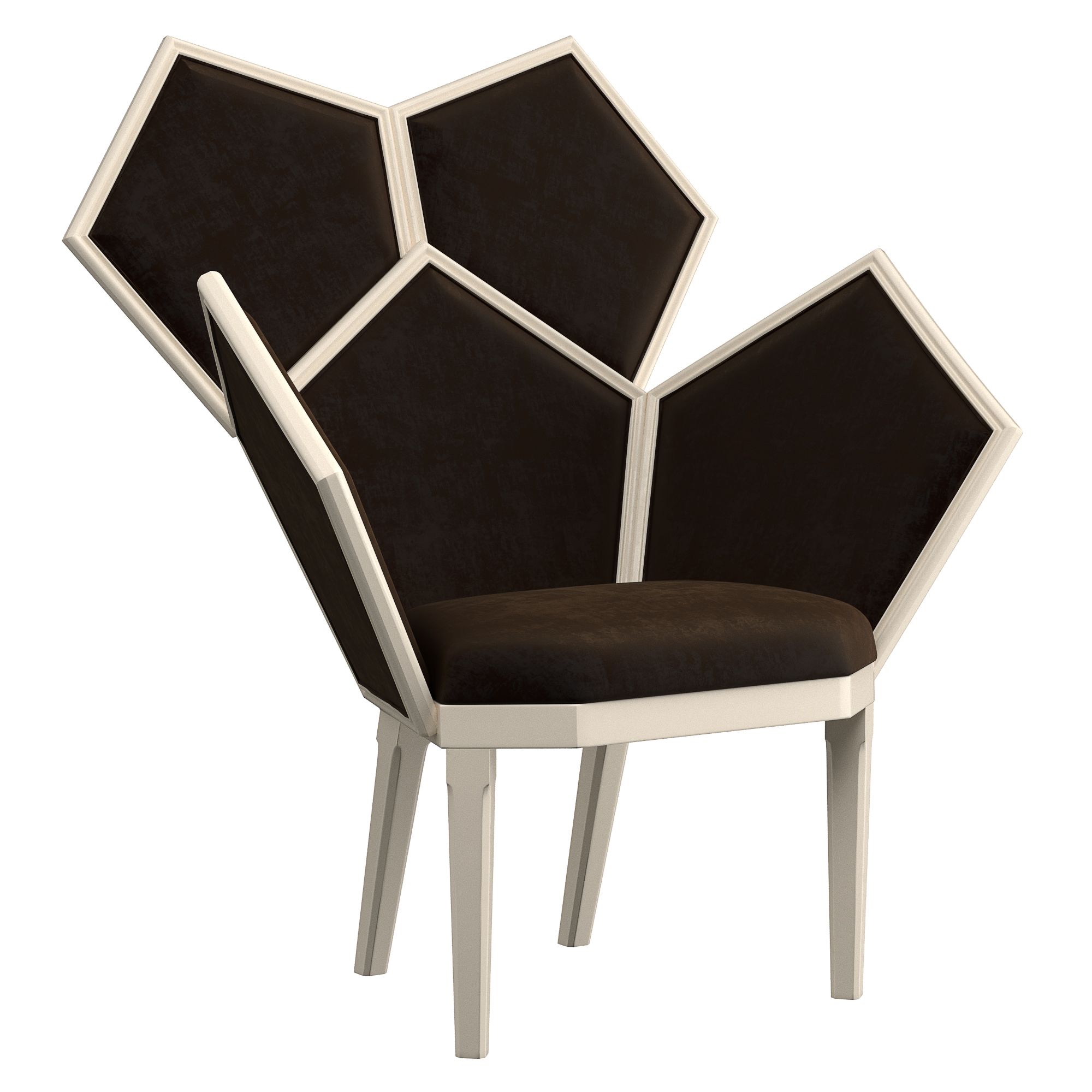 Бархатное кресло с подлокотниками Fratelli Boffi Blue Lyric ARCH-00126831 - Вид №5