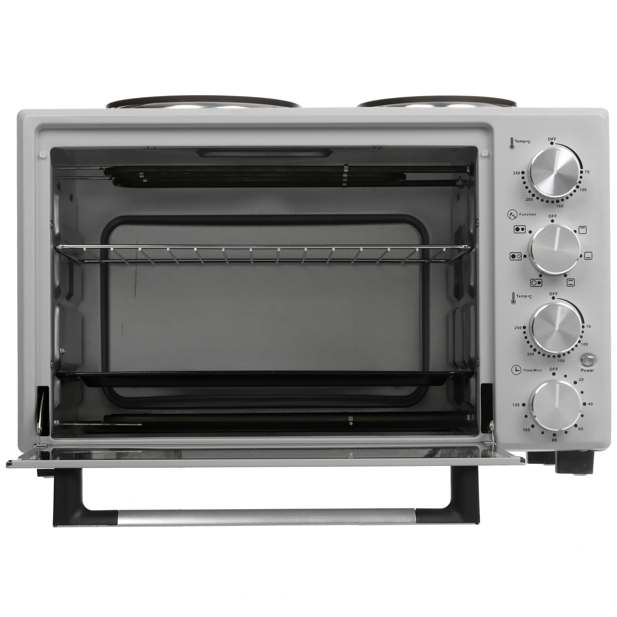 9080985 Мини-печь Kraft KFC-MOHP 380 HGR серый STDN-0147695 - Вид №5