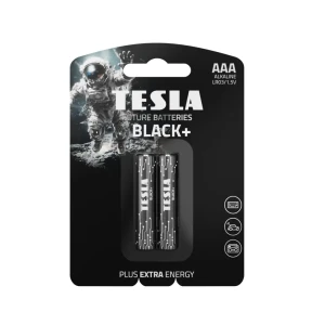 92018548 Батарейка алкалиновая Tesla AAA Black+ 2 шт. STLM-1473881