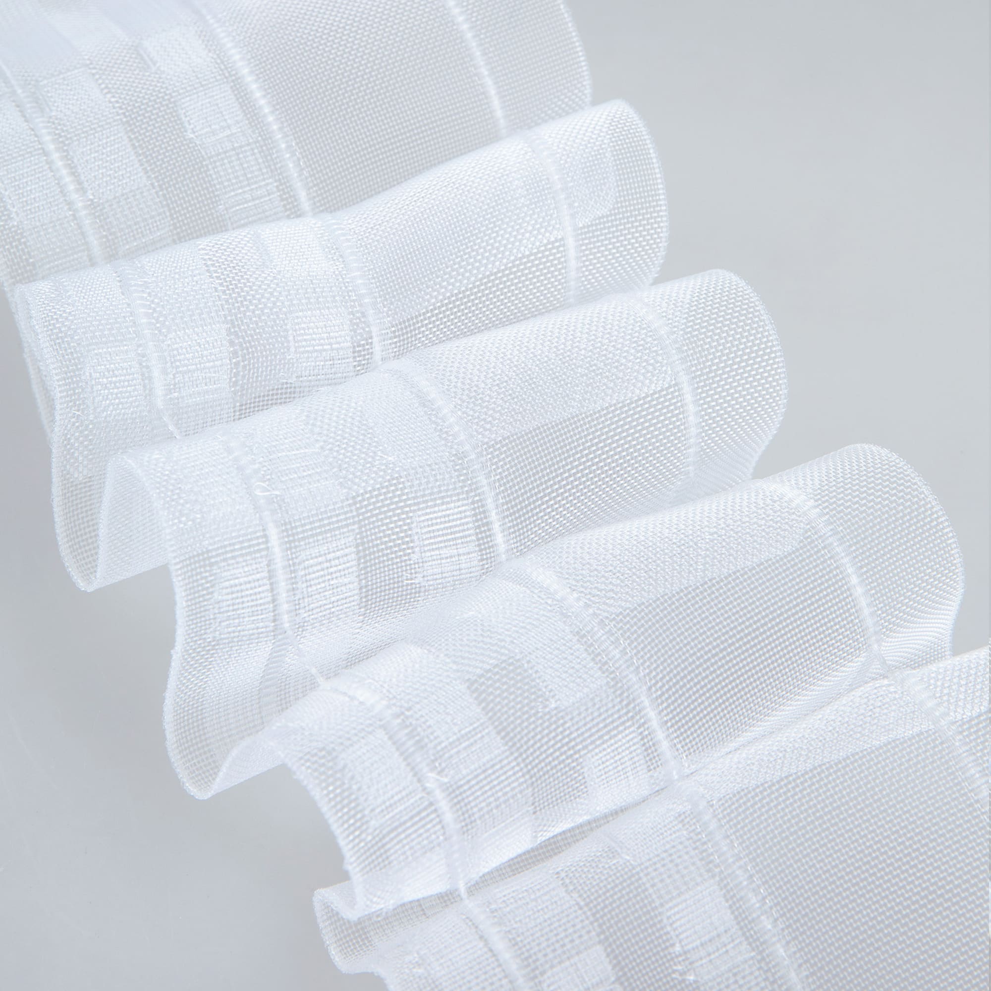 83785025 Лента шторная со сборкой «карандаш» трёхрядная, 10 см, органза Santreyd STLM-0044508 - Вид №4