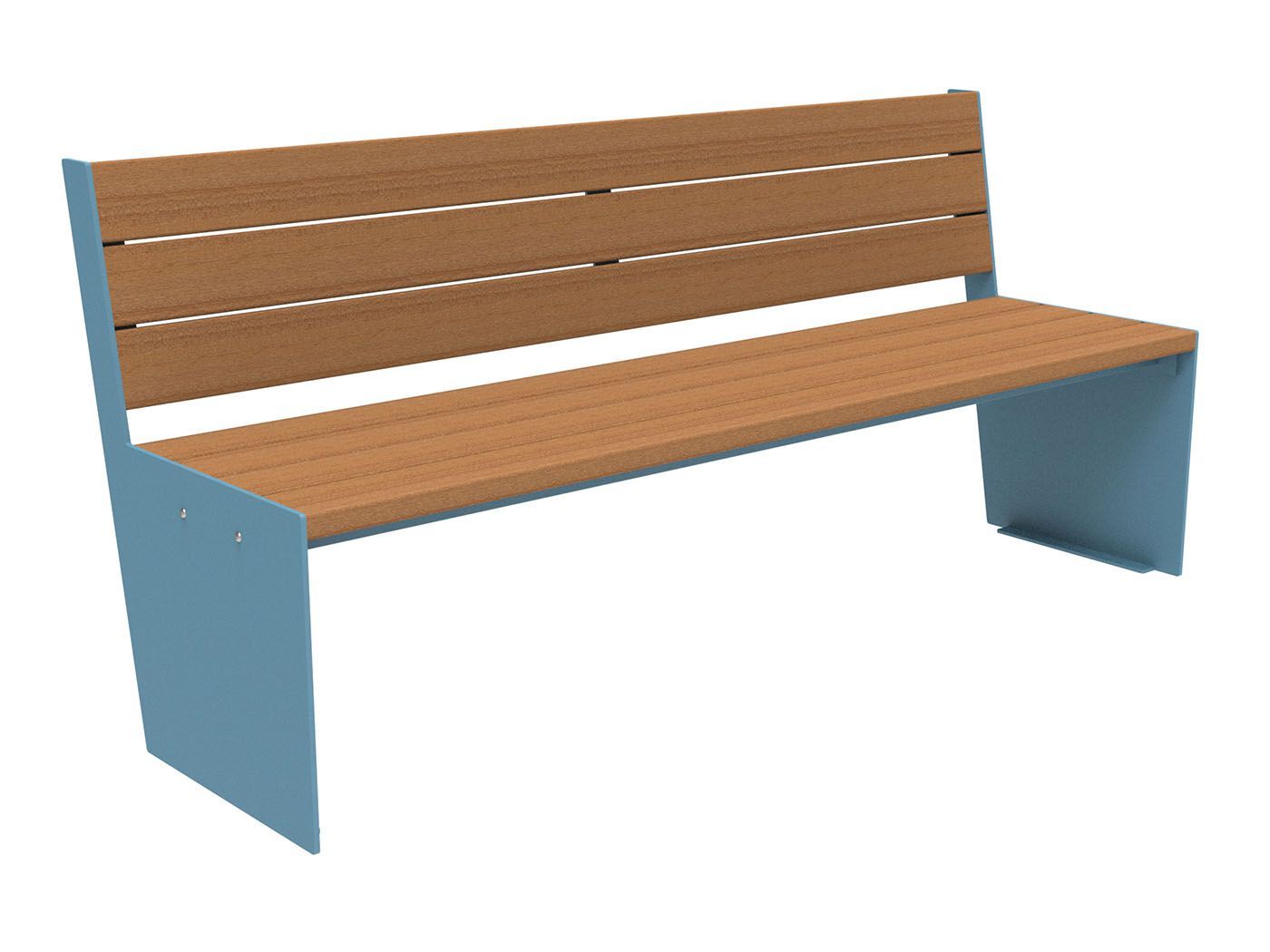 Скамья из окуме со спинкой Lazzari TAUT WOOD ARCH-00118857 - Вид №10