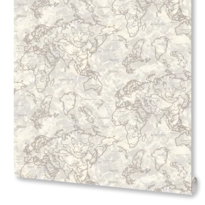 Обои флизелиновые Ornamy Tour белые 1.06 м OR8029-00